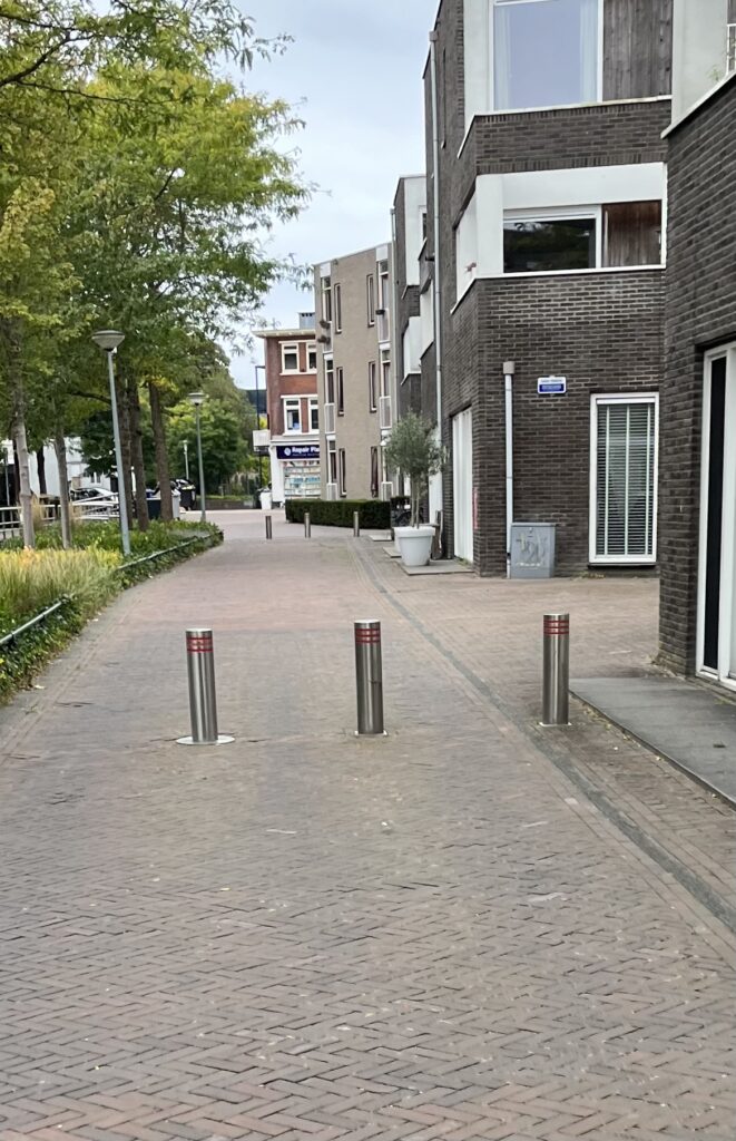 Afsluiten van de doorgang