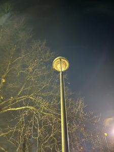 Authentieke straatlantaarn Vlijtseweg